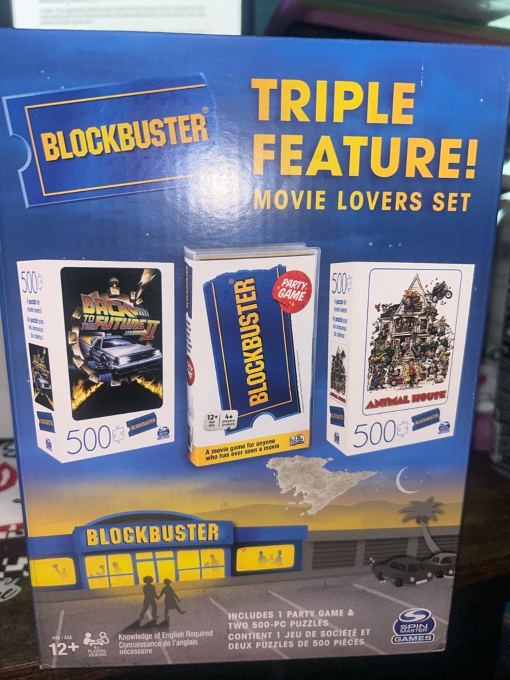 Blockbuster Movie Lovers Puzzle Game Set